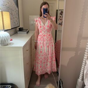 Lilly Pulitzer Pink and White Dress